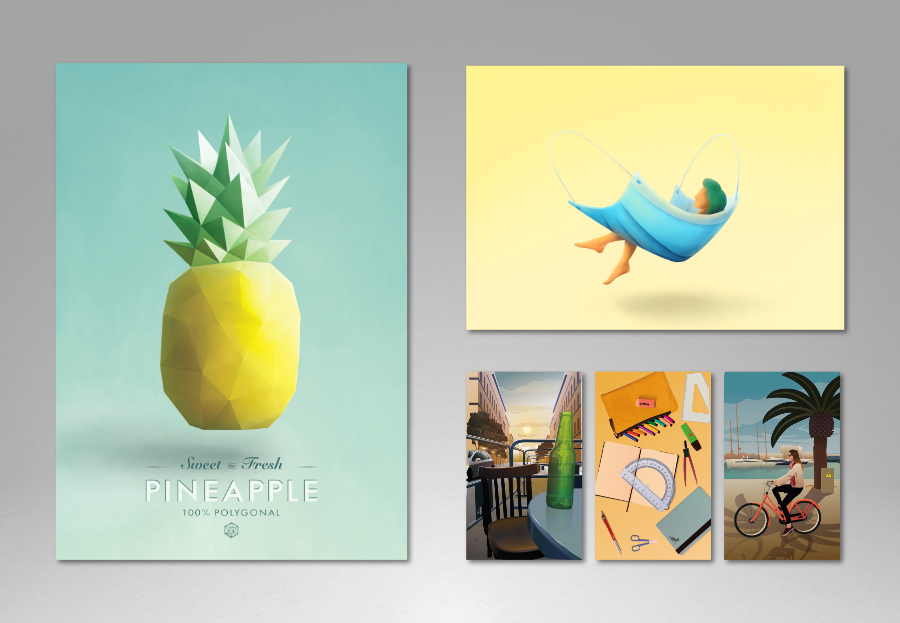 Thumbnail illustrations diverses